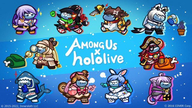 Confira o lançamento da colaboração de Among Us x Hololive