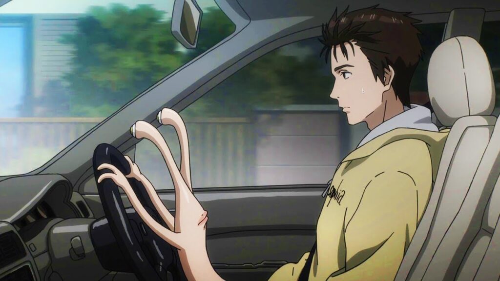 4. Parasyte: The Maxim - A Ameaça Dentro de Nós animes de terror